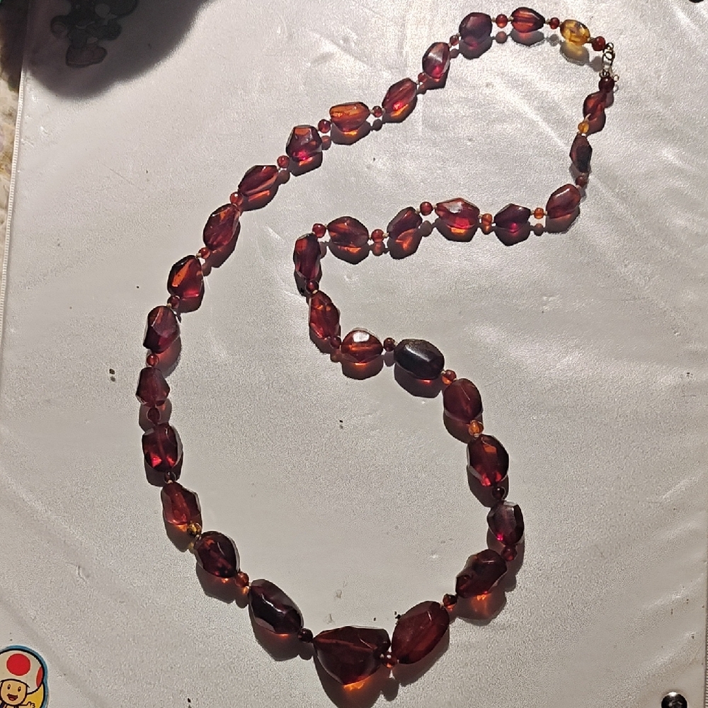 Vintage Amber  Necklace